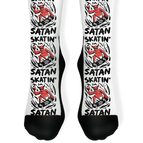 Skatin' Satan Sock