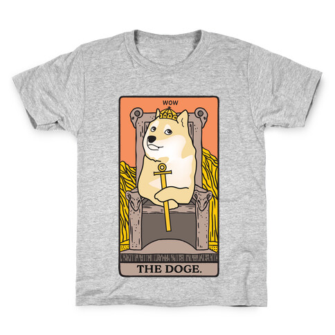 The Doge Tarot Parody Kids T-Shirt