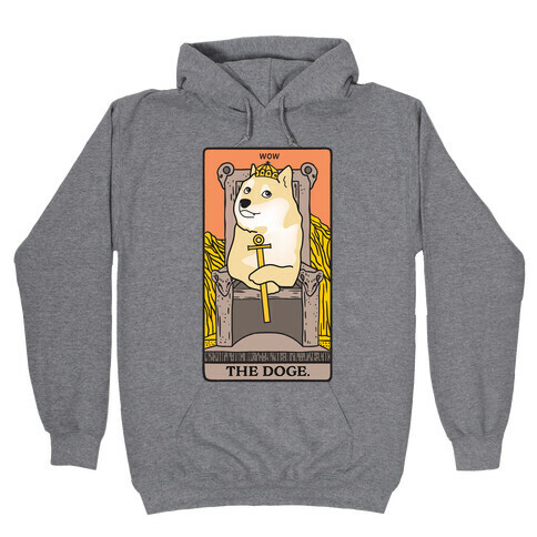 The Doge Tarot Parody Hooded Sweatshirt