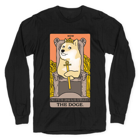 The Doge Tarot Parody Long Sleeve T-Shirt