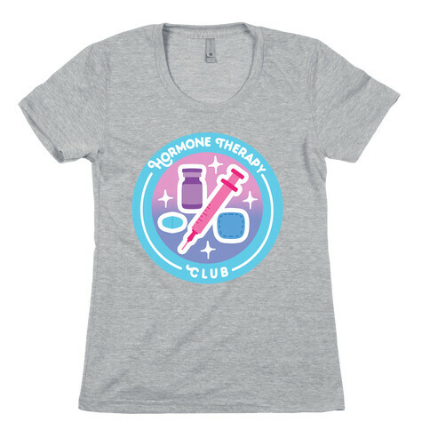 Hormone Therapy Club Patch Womens T-Shirt