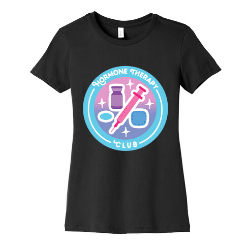 Hormone Therapy Club Patch Womens T-Shirt