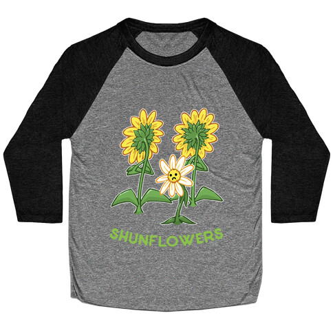 Shunflowers Baseball Tee