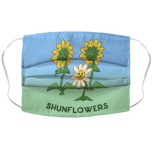 Shunflowers Accordion Face Mask