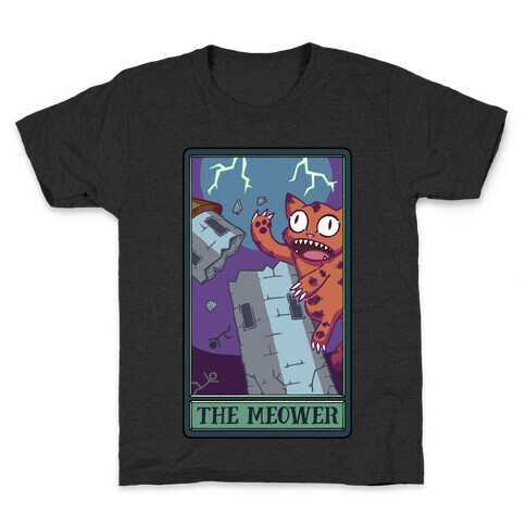 The Meower Tarot Card Kids T-Shirt
