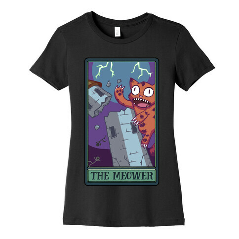 The Meower Tarot Card Womens T-Shirt