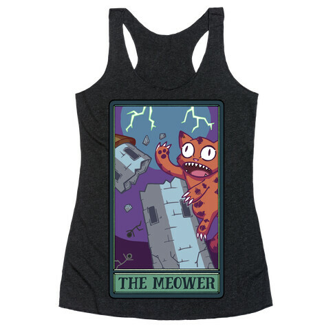 The Meower Tarot Card Racerback Tank Top