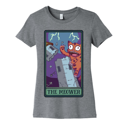 The Meower Tarot Card Womens T-Shirt