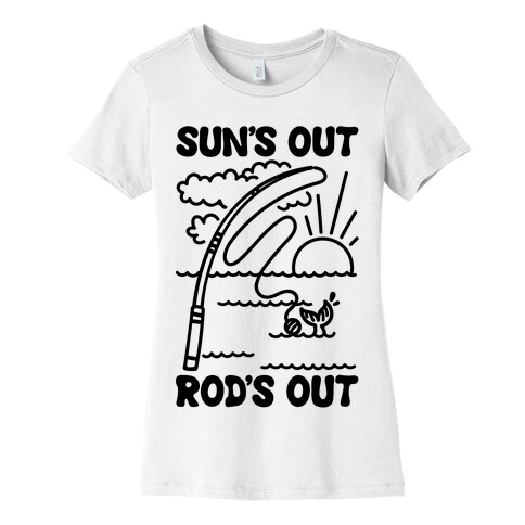 Sun's Out Rods Out Womens T-Shirt