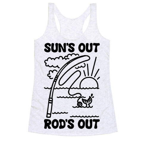 Sun's Out Rods Out Racerback Tank Top