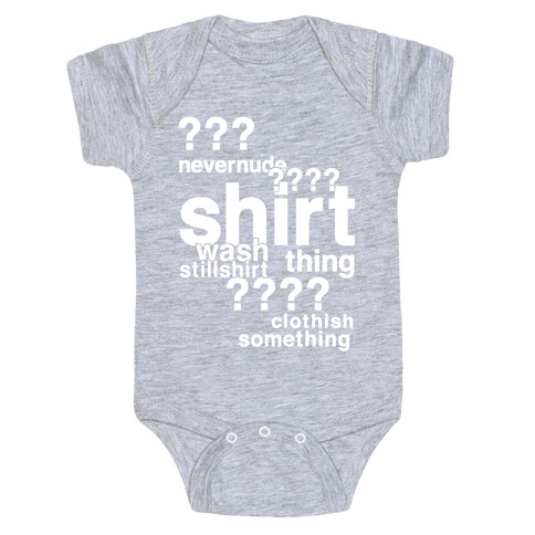 Sherlock Drunk Observations Shirt Baby One-Piece