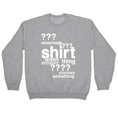 Sherlock Drunk Observations Shirt Pullover