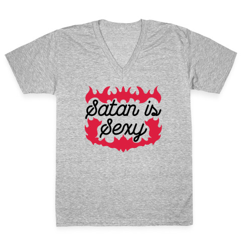 Satan is Sexy V-Neck Tee Shirt