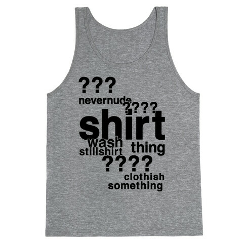 Sherlock Drunk Observations Shirt Tank Top