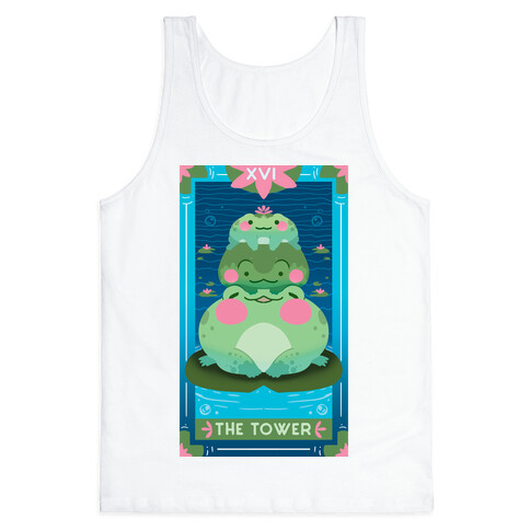 The Tower of Frogs Tank Top