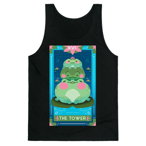 The Tower of Frogs Tank Top