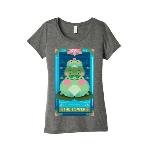The Tower of Frogs Womens T-Shirt