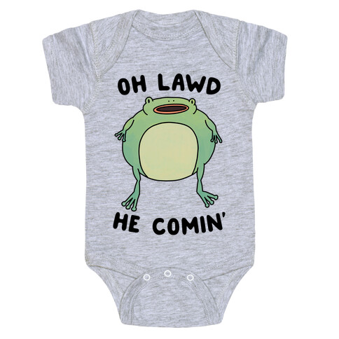 Oh Lawd He Comin' Frog Baby One-Piece