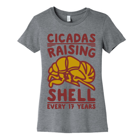 Cicadas Raising Shell  Womens T-Shirt