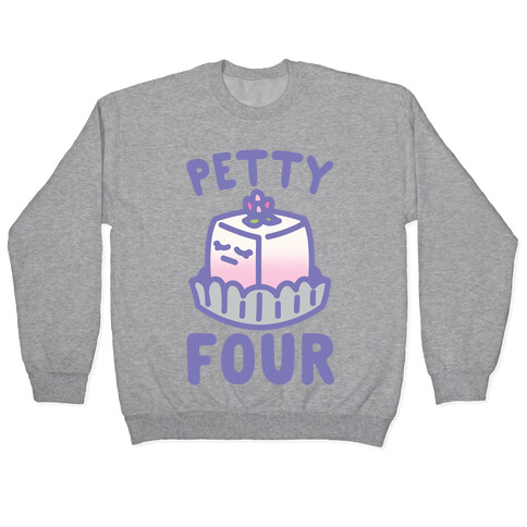 Petty Four White Print Pullover