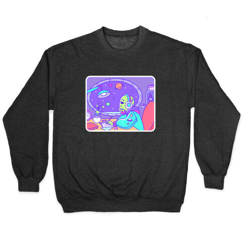 Chillhop Alien Pullover