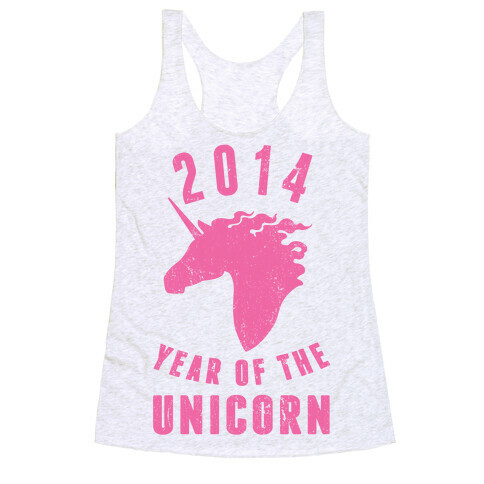 2014 Year of the Unicorn Racerback Tank Top