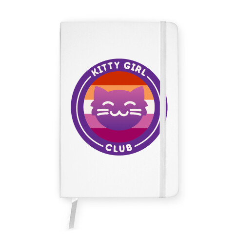 Kitty Girl Club Patch Notebook