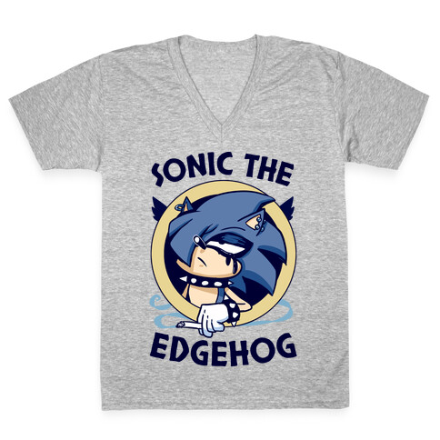 Sonic The Edgehog V-Neck Tee Shirt