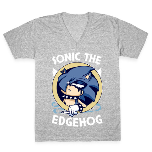 Sonic The Edgehog V-Neck Tee Shirt