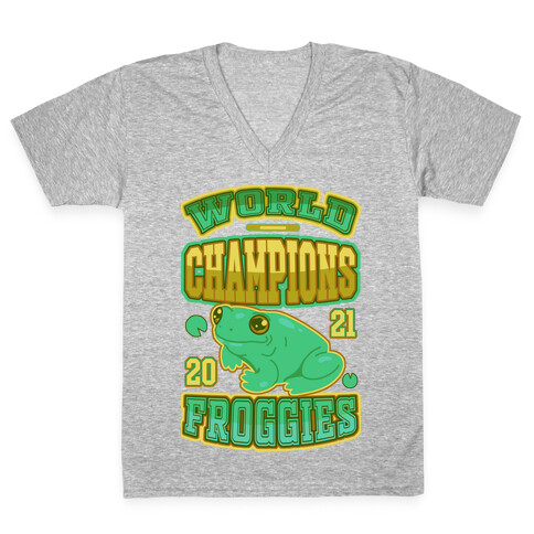 World Champions Froggies V-Neck Tee Shirt