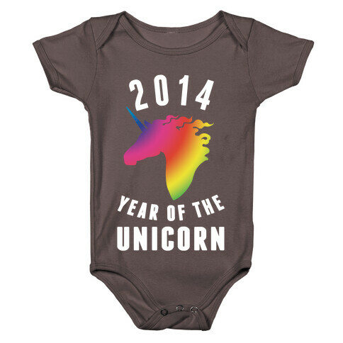 2014 Year of the Unicorn Baby One-Piece