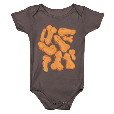 Penis Nuggets Pattern Baby One-Piece