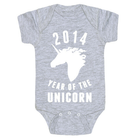 2014 Year of the Unicorn Baby One-Piece