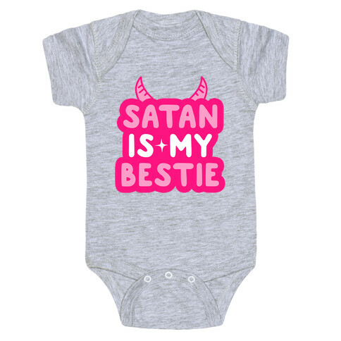 Satan Is My Bestie Baby One-Piece