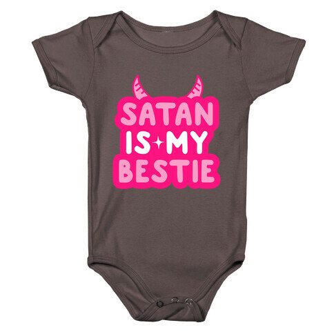 Satan Is My Bestie Baby One-Piece