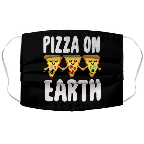 Pizza On Earth Accordion Face Mask