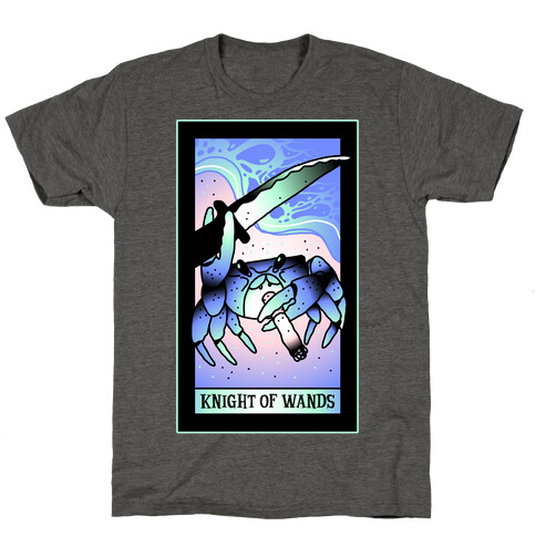 Knight Of Wands Smoking Crab Tarot T-Shirt