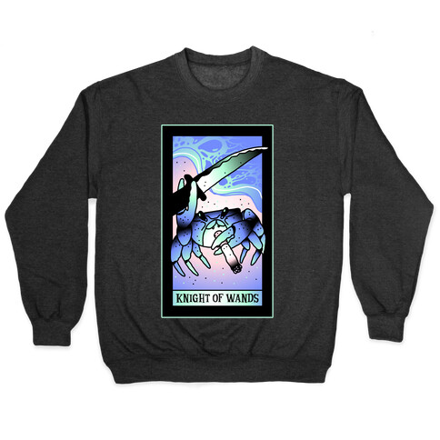 Knight Of Wands Smoking Crab Tarot Pullover