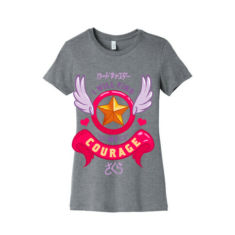 Cardcaptor Sakura: I Will Find My Courage Womens T-Shirt