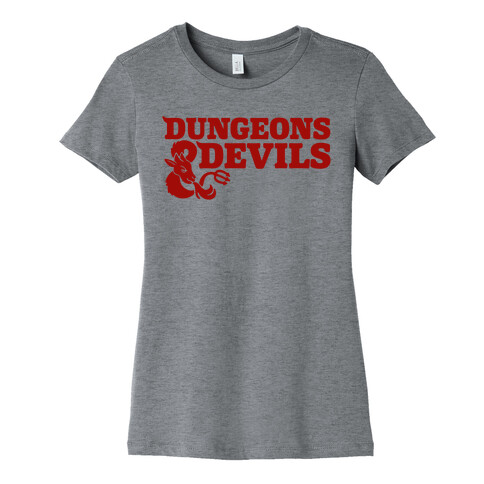 Dungeons & Devils Parody Womens T-Shirt