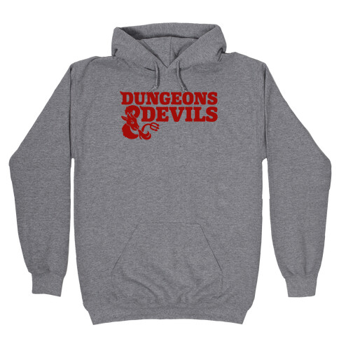 Dungeons & Devils Parody Hooded Sweatshirt