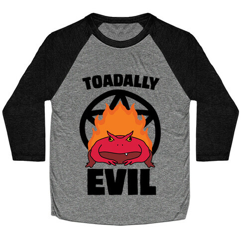 Toadally Evil Baseball Tee