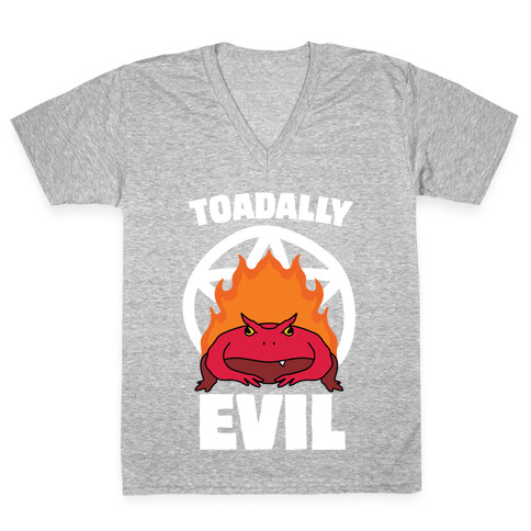 Toadally Evil V-Neck Tee Shirt