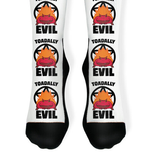 Toadally Evil Sock