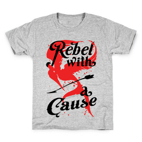 Rebel With A Cause Kids T-Shirt
