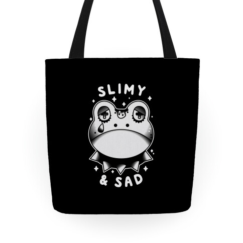 Slimy & Sad Frog Tote