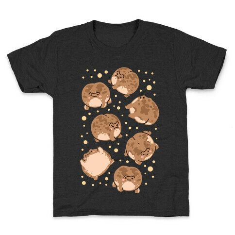 Desert Rain Frog Pattern Kids T-Shirt