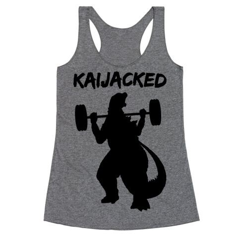 Kaijacked Kaiju Gozilla Racerback Tank Top