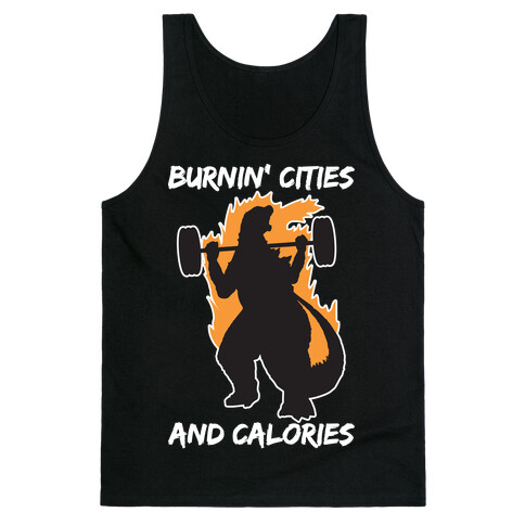 Burnin' Cities And Calories Kaiju Tank Top