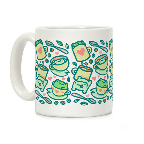 Coffee And Tea Frogs Coffee Mug